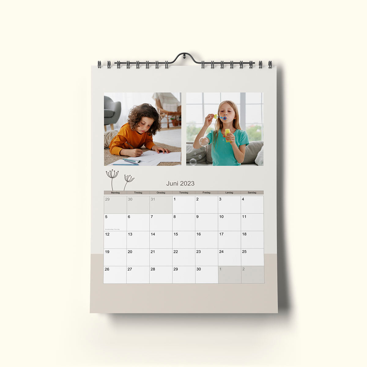 Rustik Kalender Standard Design