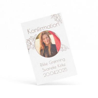 Indbydelse til konfirmation - Design 6