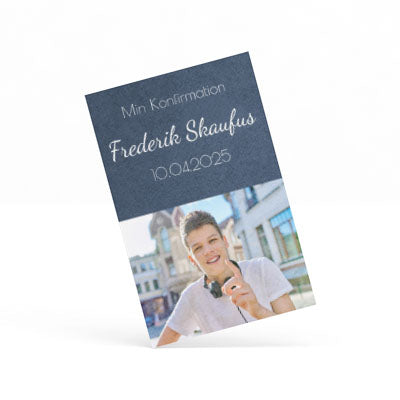 Indbydelse til konfirmation - Design 1