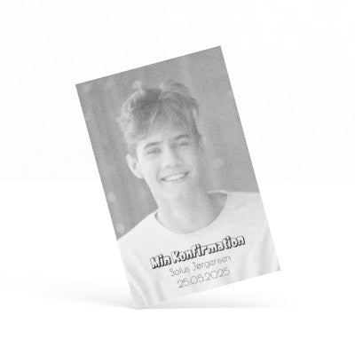 Indbydelse til konfirmation - Design 5