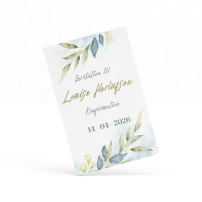 Indbydelse til konfirmation - Design 13