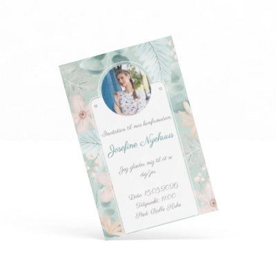 Indbydelse til konfirmation - Design 10