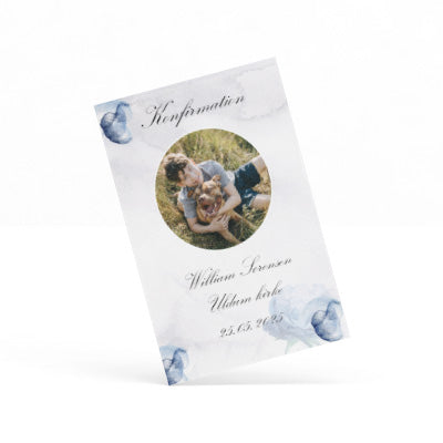 Indbydelse til konfirmation - Design 7