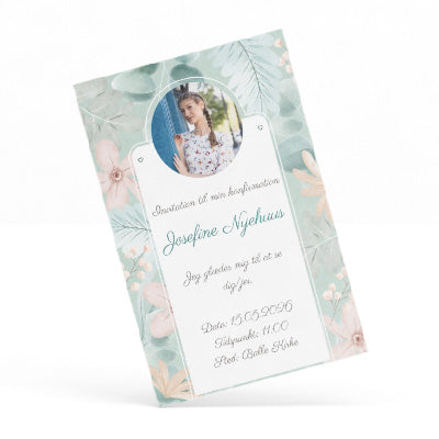 Indbydelse til konfirmation - Design 10