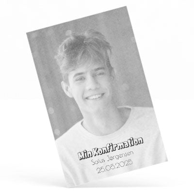 Indbydelse til konfirmation - Design 5