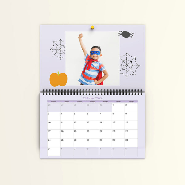 Sæson inspireret Kalender - Dobbeltsidet