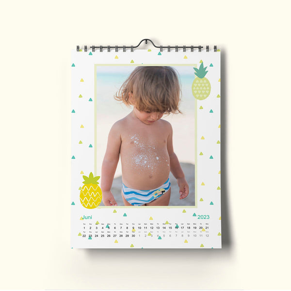 Sæson inspireret Kalender - Smal design