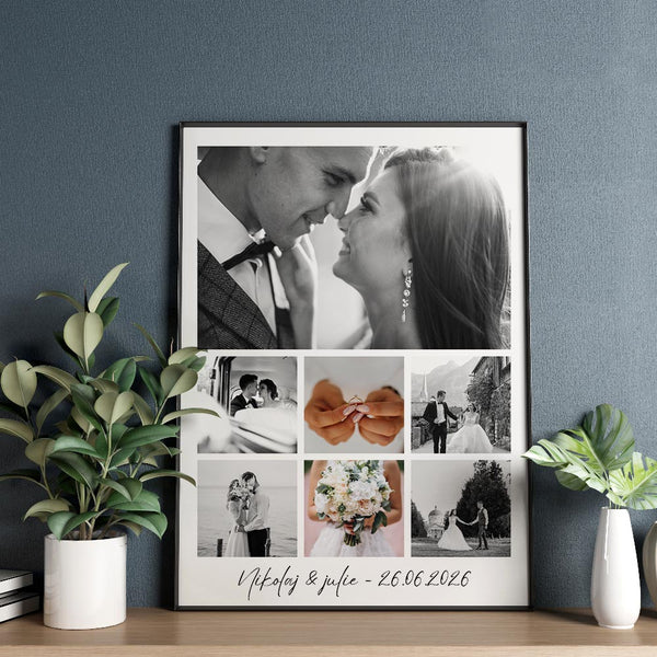 Collage Prints - 7 Billeder - Med tekst