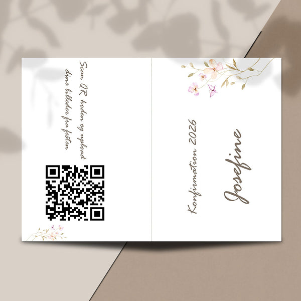Bordkort - Konfirmation Design 1