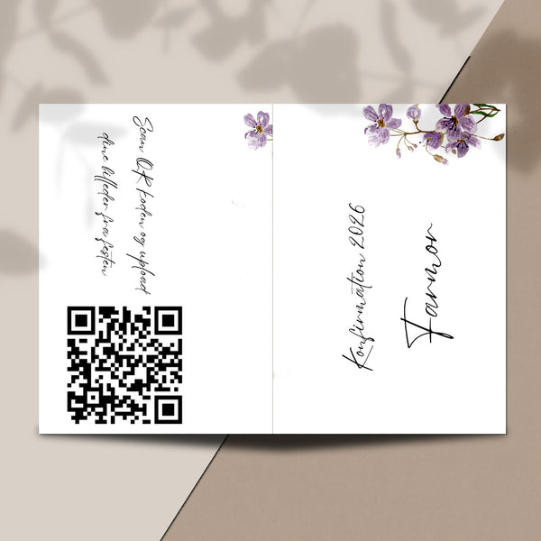 Bordkort - Konfirmation Design 2