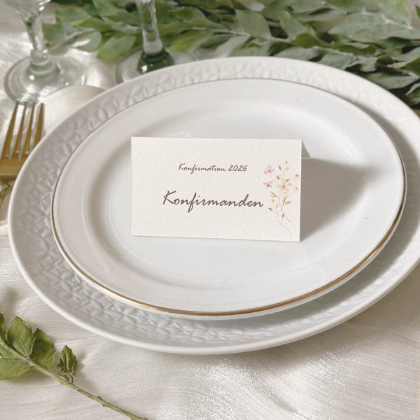 Bordkort - Konfirmation Design 1