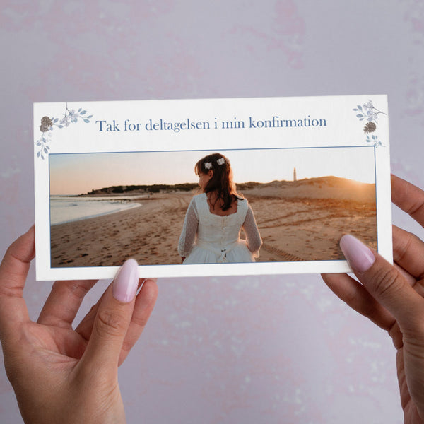 Indbydelse til konfirmation - Design 9