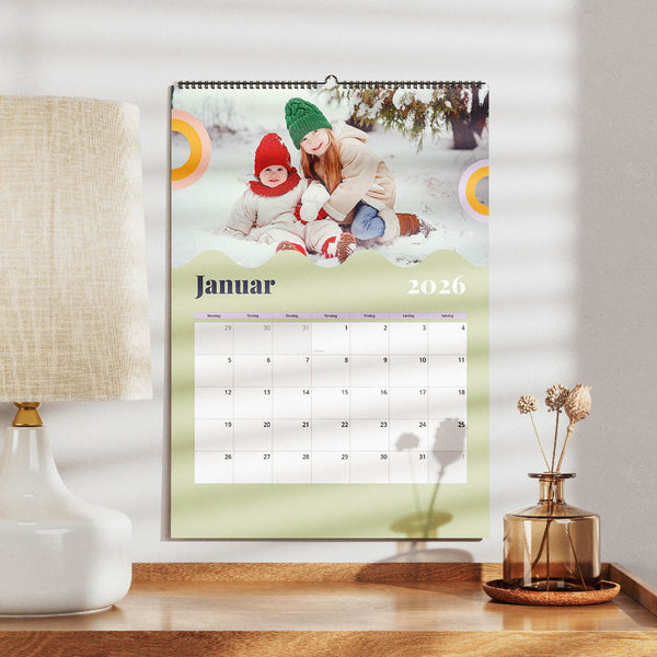 Farveglad Kalender - Standard Design