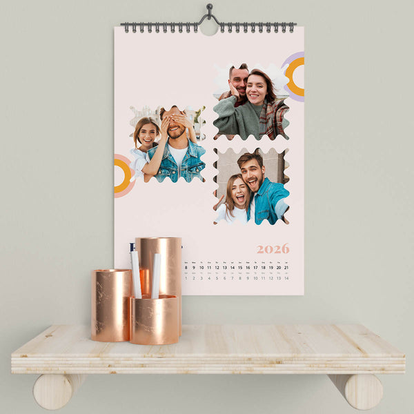 Farveglad Kalender - Smal Design