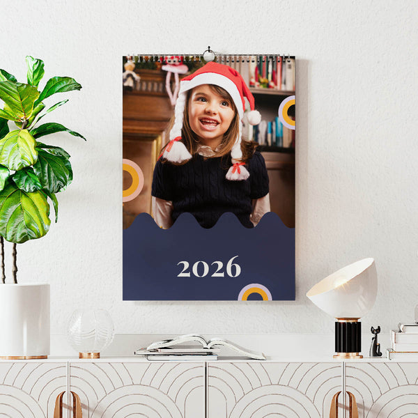 Farveglad Kalender - Standard Design