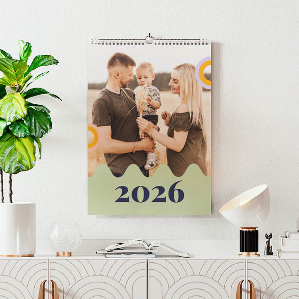 Farveglad Kalender - Smal Design