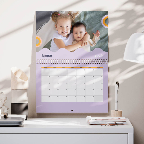 Farveglad Kalender - Dobbeltsidet