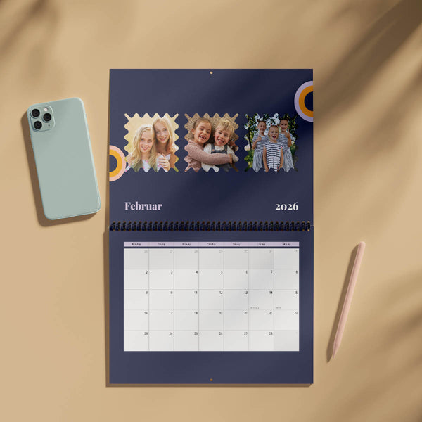 Farveglad Kalender - Dobbeltsidet