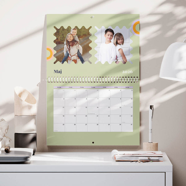 Farveglad Kalender - Dobbeltsidet