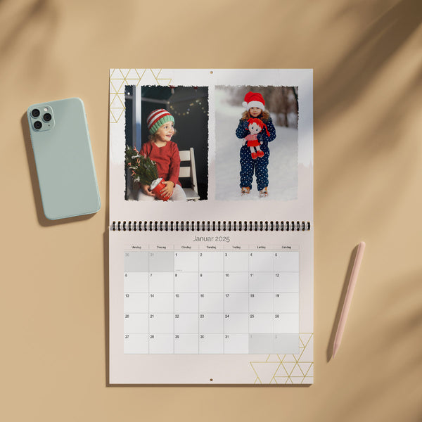 Moderne Kalender - Dobbeltsidet