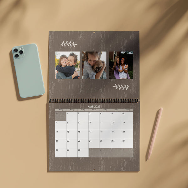 Rustik Kalender - Dobbeltsidet