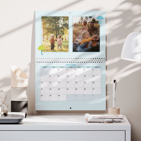 Sæson inspireret Kalender - Dobbeltsidet