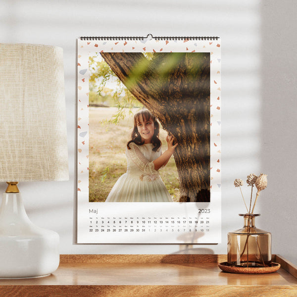 Klippe inspireret Kalender  - Smal design