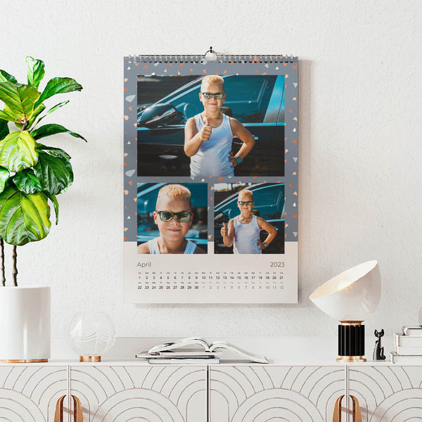 Klippe inspireret Kalender  - Smal design