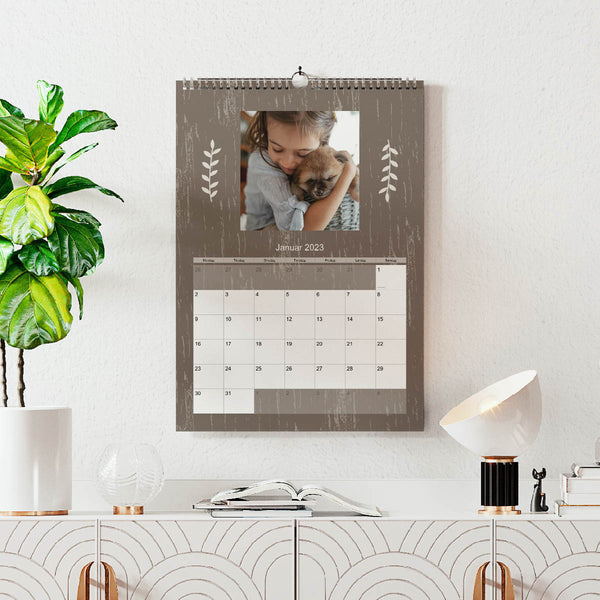 Rustik Kalender - Standard Design