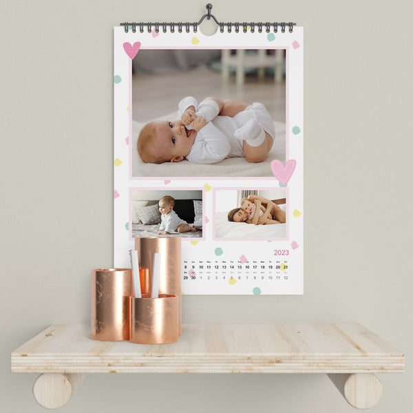 Sæson inspireret Kalender - Smal design