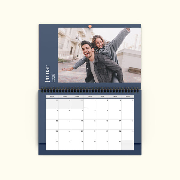 Elegant Kalender - Dobbeltsidet