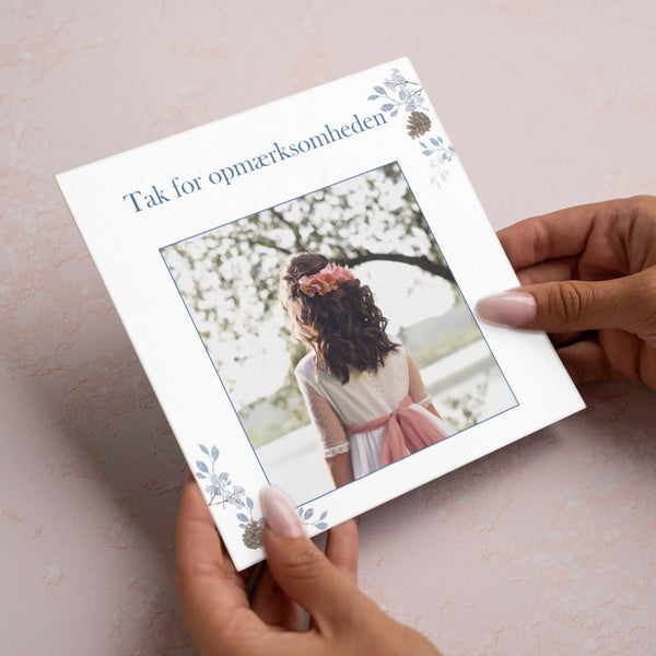 Indbydelse til konfirmation - Design 9