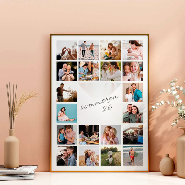 Collage Prints - 20 Billeder - Med tekst