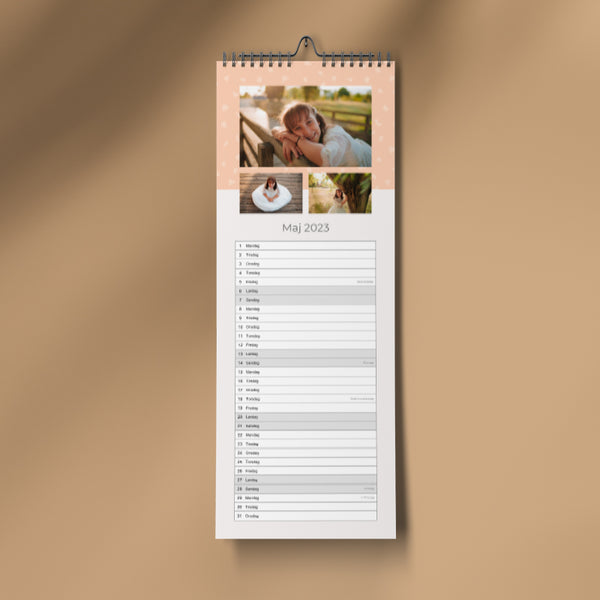 Klippe inspireret Kalender  - Køkken