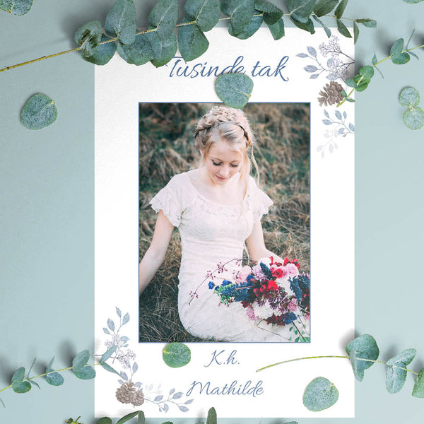 Indbydelse til konfirmation - Design 9