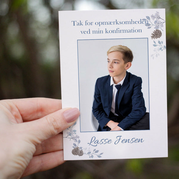 Indbydelse til konfirmation - Design 9