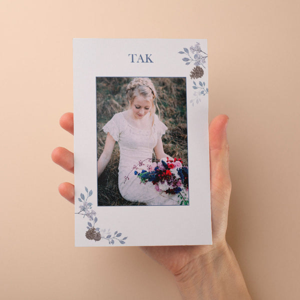 Takkekort til konfirmation - Design 6