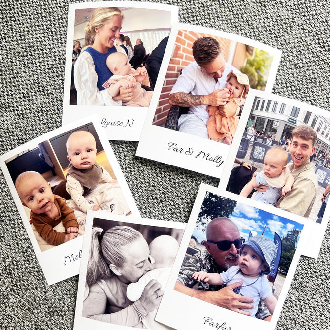 Kunde med Instaprints fra dinfotobog.dk