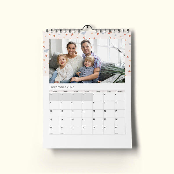 Klippe inspireret Kalender - Standard Design