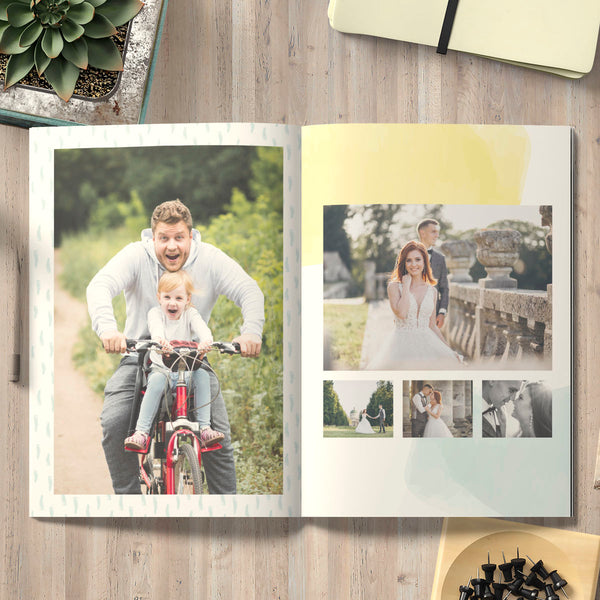 Pasteltonede Øjeblikke - Højformat