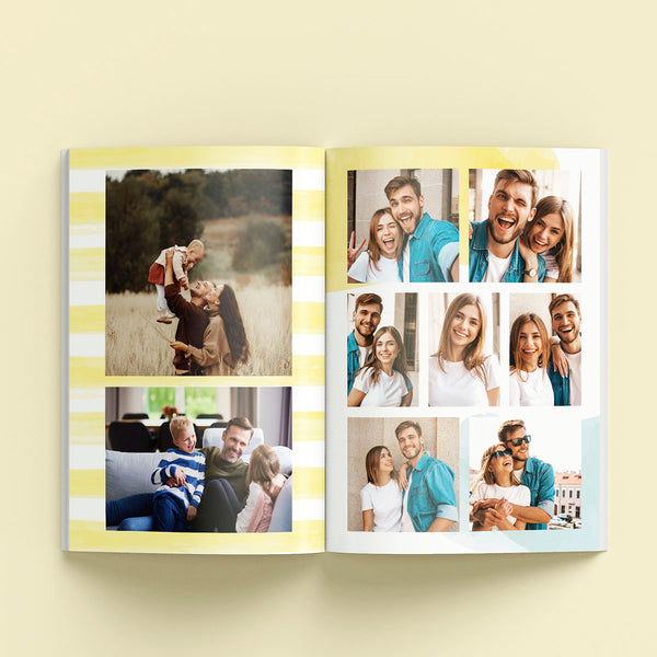 Pasteltonede Øjeblikke - Højformat