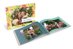 A4 Medium Landscape Bright Floral Book 