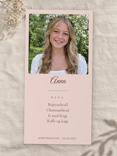 Instaprint 10x20 cm – design Støvet rosa